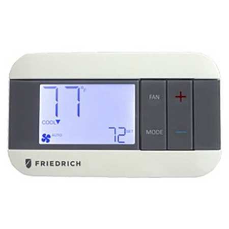 FRIEDRICH Low Voltage Thermostat, 2 H 1 C, Hardwired, 24VAC RT7P