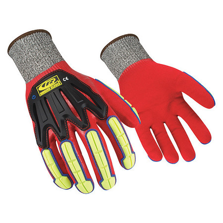 RINGERS GLOVES Impact Resistant Touchscreen Gloves, L, PR 068