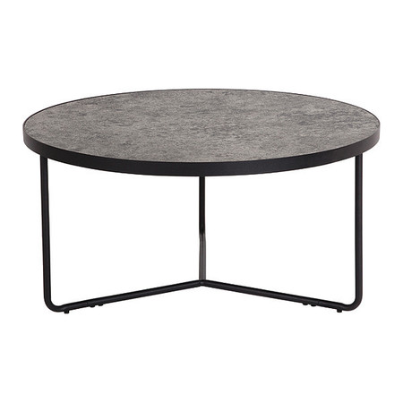 Flash Furniture Round Coffee Table, 31.5" W, 31.5" L, 15.5" H, Laminate Top, Grey HG-CT315-800X400-GG