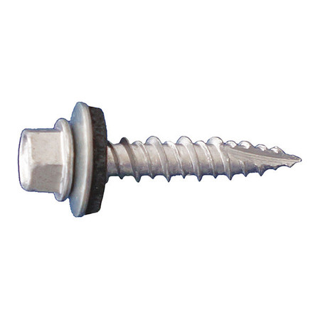 Daggerz Self-Drilling Screw, 1"-10 x 1 in, Dagger Guard Steel Hex Head Hex Drive, 2500 PK DAGCT1410T17