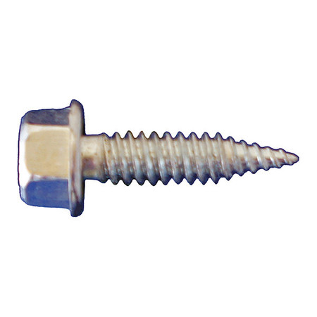 Daggerz #8-32 x 1/2 in Hex Hex Machine Screw, Zinc Plated Steel, 8000 PK DZZ08012