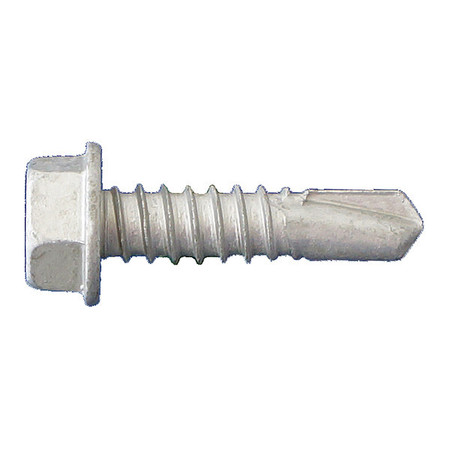 DAGGERZ Self-Drilling Screw, #12 x 2-1/2 in, Dagger Guard Steel Hex Head Hex Drive, 1000 PK SDCTSLV12212