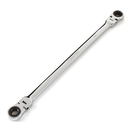 Tekton 9 x 11 mm Long Flex Ratcheting Box End Wrench WRN77105