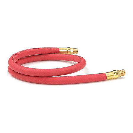 TEKTON 3/8 Inch I.D. x 3 Foot Rubber Lead-In Air Hose (250 PSI) 46332