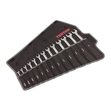 Tekton Ratcheting Combination Wrench Set, 13-Piece (1/4-1 in.) - Pouch WRN53091