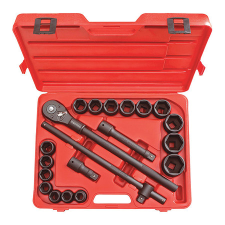 Tekton 3/4 Inch Drive 6-Point Impact Socket Set, 21-Piece (3/4-2 in.) 4899