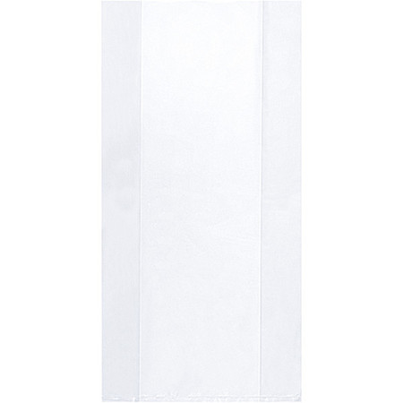 PARTNERS BRAND 20" x 20" x 48" Gusset Poly Bags, 4 mil, Clear, PK 50 PB4293