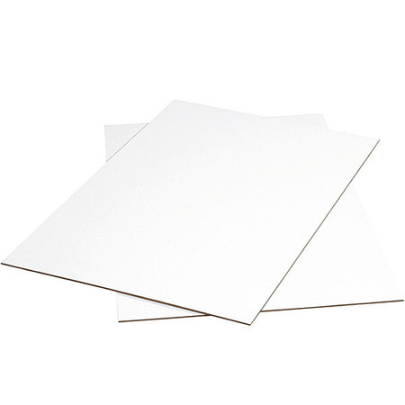 PARTNERS BRAND Corrugated Sheets, 36" x 48", White, 5/Bundle SP3648W