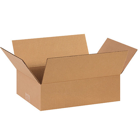 PARTNERS BRAND Corrugated Boxes, 15" x 11" x 4", Kraft, 25/Bundle 15114