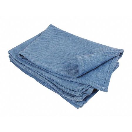 PARTNERS BRAND Box of Huck Towels, 16" x 25", Blue, 170/Case, 25 Lbs/Case BR116