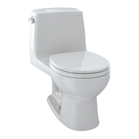 TOTO Toilet, 1.28 gpf, E-Max, Floor Mount, Round, Colonial White MS853113E#11