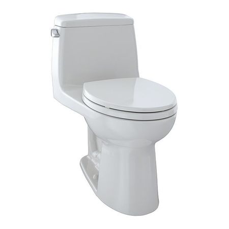 Toto Toilet, 1.28 gpf, E-Max, Floor Mount, Elongated, Colonial White MS854114E#11