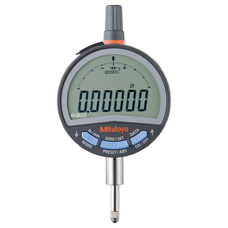 MITUTOYO Electronic Indicator, 0-0.500, Lug Back 543-702
