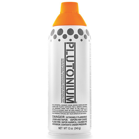 Plutonium Paint Spray Paint, Basketball, Satin, 12 oz 10060US - BASKETBALL