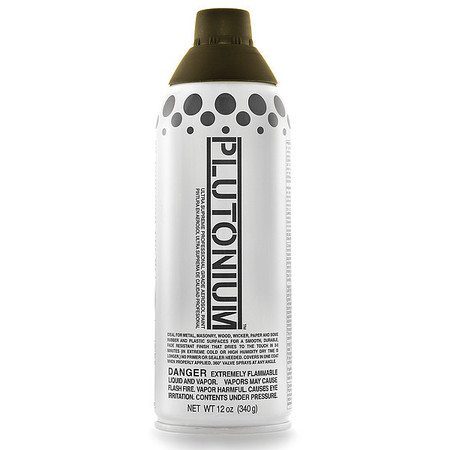 Plutonium Paint Spray Paint, Stealth, Satin, 12 oz 30270US- STEALTH