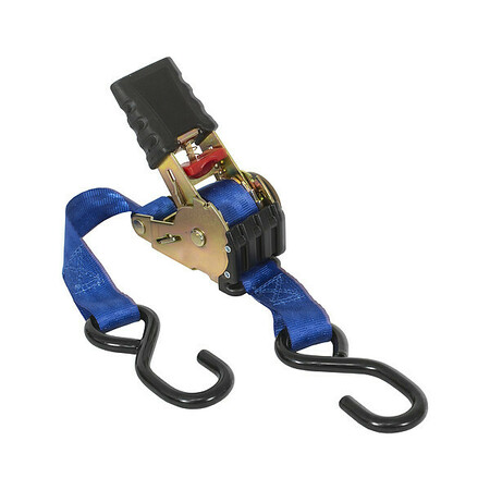 BUYERS PRODUCTS Tie Down Strap, S-Hook, Blue 5483220