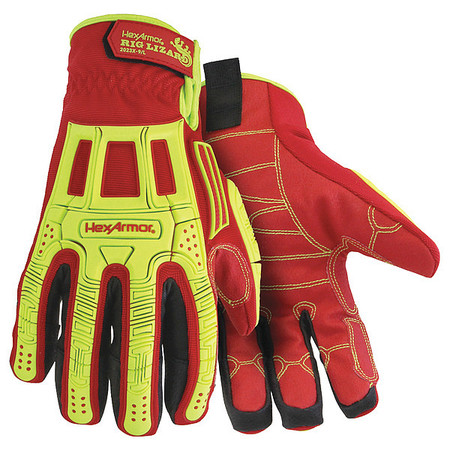 Hexarmor Hi-Vis Cold Protection Gloves, C40 Thinsulate Lining, L 2023X-L (9)