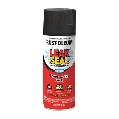 Rust-Oleum Leak Sealer, 12 oz, Latex; Oil Base, Black 265494