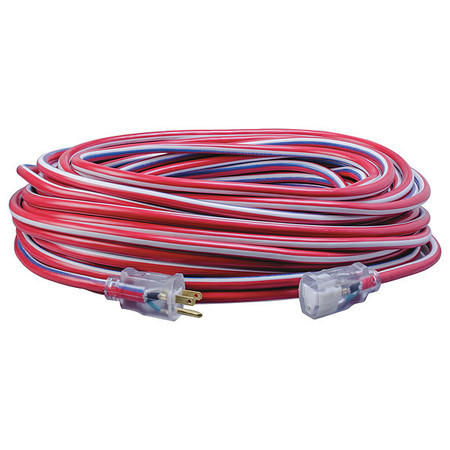 Southwire Extension Cord, 12 AWG, 125VAC, 100 ft. L 2549SWUSA1