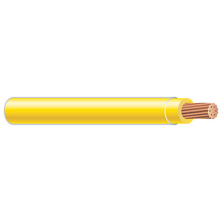 SOUTHWIRE Building Wire, XHHW, 14 AWG, 500 ft, Yellow, Nylon Jacket, PVC Insulation 37095771