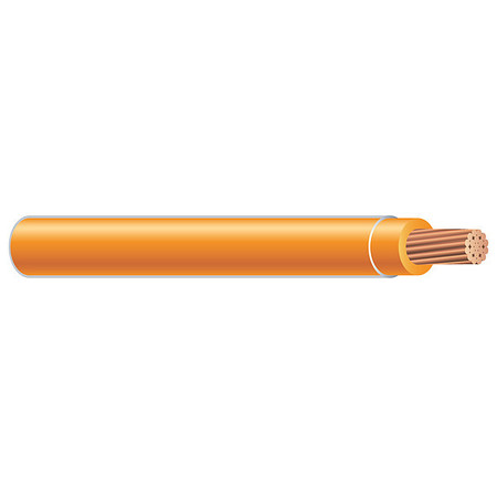 SOUTHWIRE Building Wire, THHN, 12 AWG, 1,000 ft, Orange, Nylon Jacket, PVC Insulation 58019604