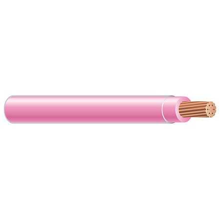 SOUTHWIRE Building Wire, THHN, 12 AWG, 2,000 ft, Pink, Nylon Jacket, PVC Insulation 58193205