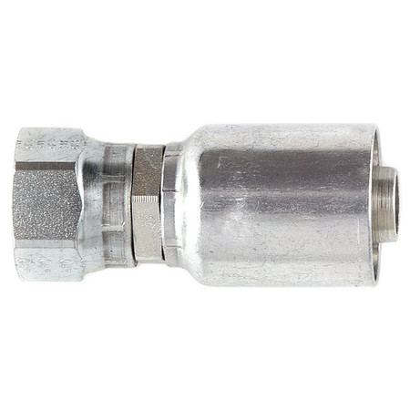 PARKER Crimp Fitting, 1/2" I.D., F, ORS 1JC43-8-8