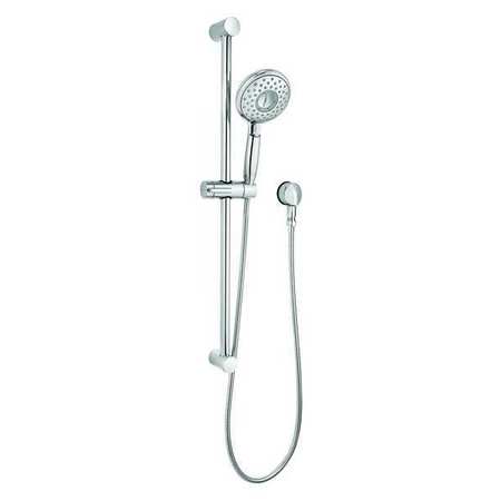 AMERICAN STANDARD Wall Mounted, Shower Slide Bar Kit, Polished Chrome, Wall 1660774.002