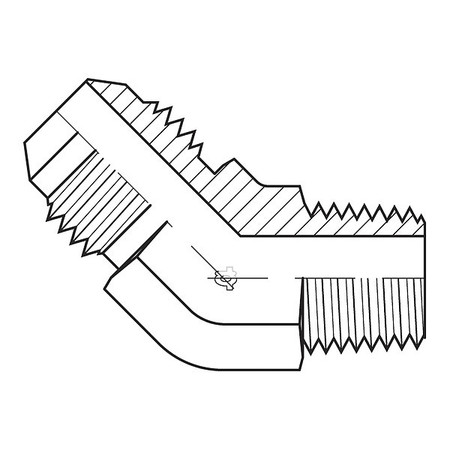 ADAPTALL Hose Adapter, 5/8", JIC, 1/2", BSPT 9064-1008