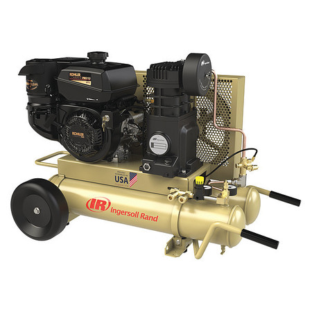 INGERSOLL-RAND Portable Gas Air Compressor, 1 Stage SS5J9.5GK-WB