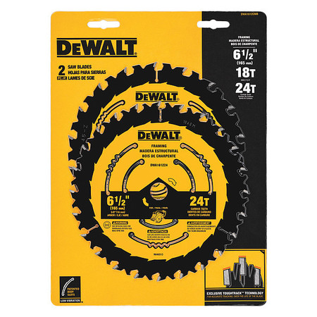 DEWALT 6-1/2" Circular Saw Blades DWA1612CMB