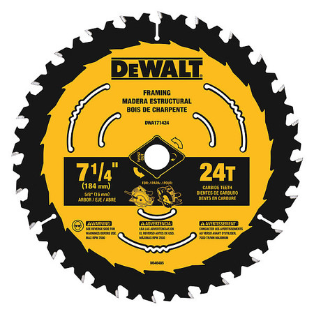 DEWALT 7-1/4" Circular Saw Blades DWA171424