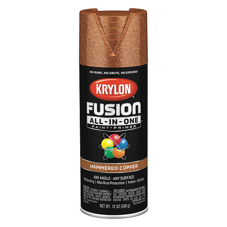 Krylon Hammered Spray Paint, Copper, Hammered, 12 oz K02786007