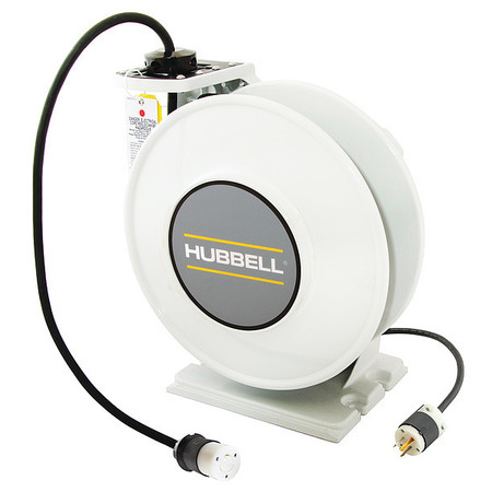 HUBBELL WIRING DEVICE-KELLEMS Extension Cord Reel 20.0 A Amps 0 Outlets 125V AC Voltage HBLI45123TL20