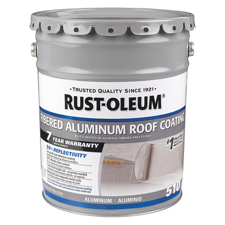 Rust-Oleum Aluminum Roof Coating, 4.75 gal 301997