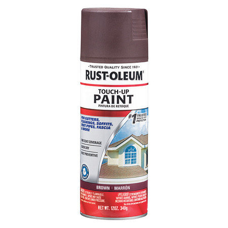 Rust-Oleum Weather Resistant Paint, Unfinished, OilBase, Brown, 12 oz 313788