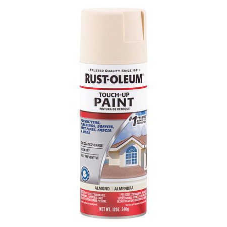 Rust-Oleum Rust Preventative Spray Paint, Almond, Unfinished, 12 oz 313789