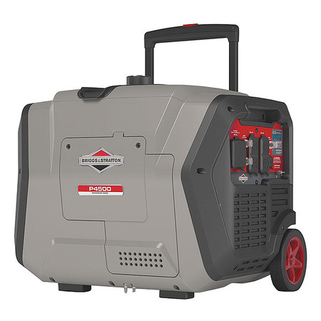 BRIGGS & STRATTON Portable Generator, Gasoline, 3,700 W Rated, 4,000 W Surge, Electric Start, 120V AC, 30.4 A 30836