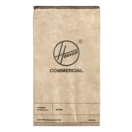 HOOVER COMMERCIAL Vacuum Bag, 10 PK AH10330