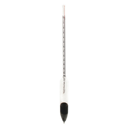 VEE GEE Hydrometer, Baume Scale, Glass, 305mm L 6609-11