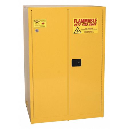 EAGLE MFG Flammable Liquid Safety Cabinet, Yellow 1992X