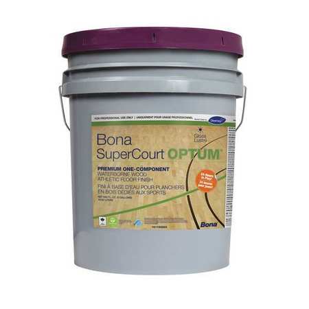 BONA Floor Finish, High Gloss, 5 gal, Bucket 101100563