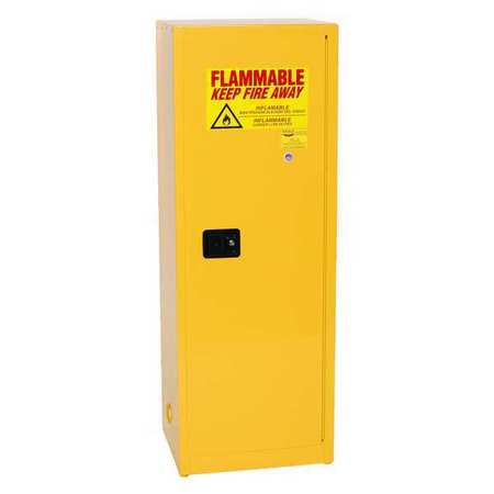 EAGLE MFG Flammable Liquid Safety Cabinet, Yellow 1923X