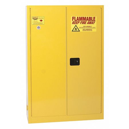 Eagle Mfg Flammable Liquid Safety Cabinet, Yellow 4510X