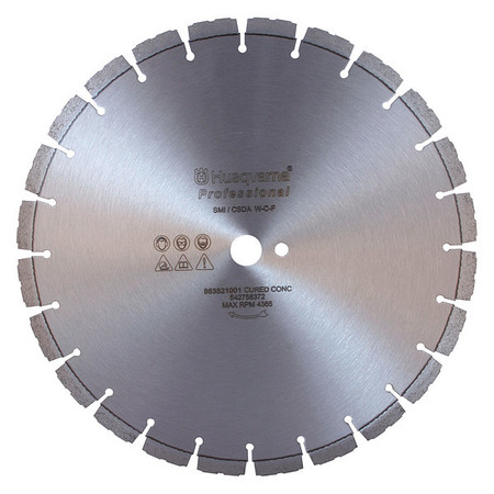 HUSQVARNA Diamond Saw Blade, 26" dia., Wet Cutting F 910C 26