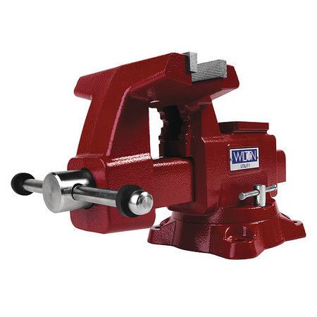 WILTON Combination Vise, 6-1/2" W Jaw, 18-7/64" L 676U