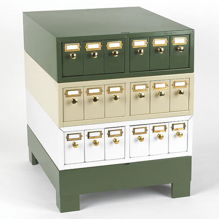 GLOBE SCIENTIFIC Slide Storage Cabinet, Green 513500G