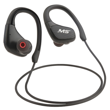 MOBILESPEC Wireless Earbuds, Bluetooth, Plastic, Black MBS11305