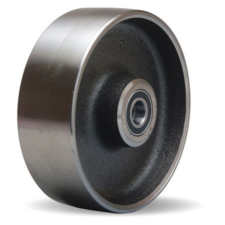 Zoro Select Caster Wheel, Wheel 6" dia., Ball Bearing W-620-HFSB-1/2