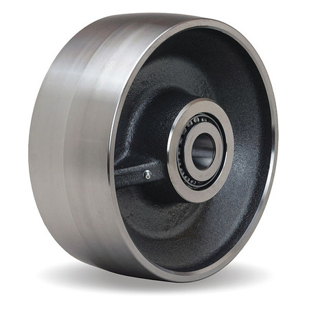 ZORO SELECT Caster Wheel, Wheel 10" dia., Ball Bearing W-1040-HFSB-1-1/4
